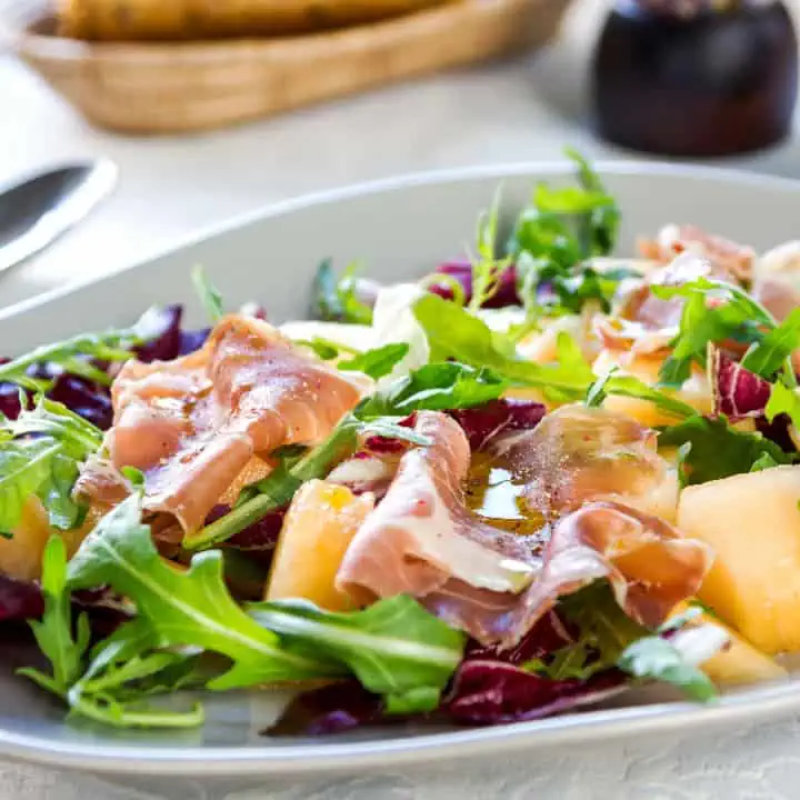 Insalata di melone e prosciutto