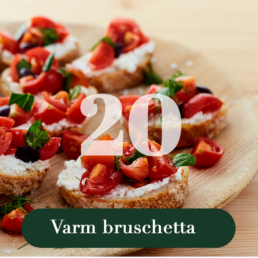 Varm bruschetta
