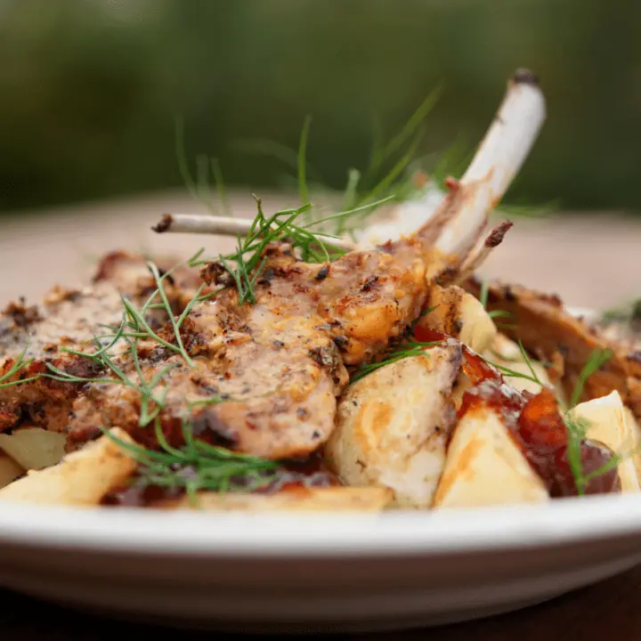 Agnello al forno con patate