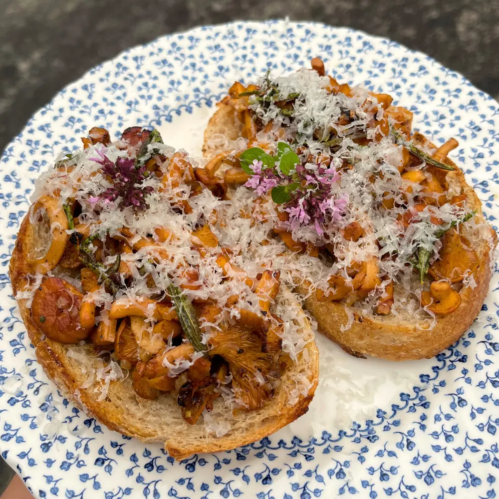 Bruschette Ai Funghi Finferli