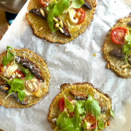 Pizzette di quinoa
